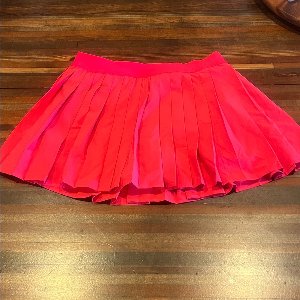 Pink Lululemon High Rise Pleated Tennis Skirt